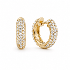 Siena Pavé Hoop Earrings