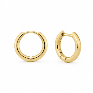 Alora Smooth Hoop Earrings