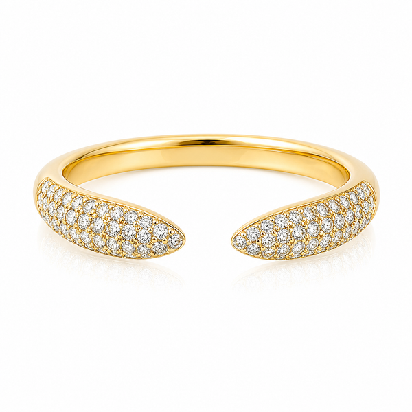 Pave Claw Ring