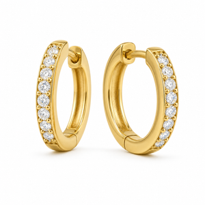 Sorrento Sapphire Huggie Hoop Earrings
