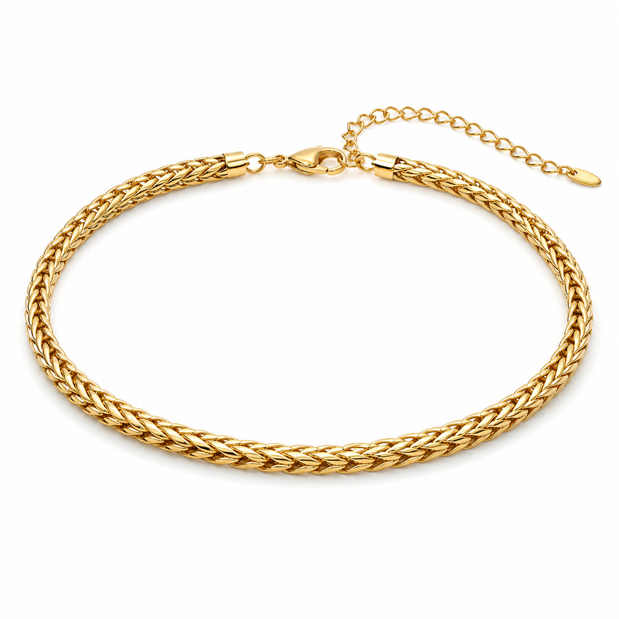 Soria Woven Choker product gold by SURI