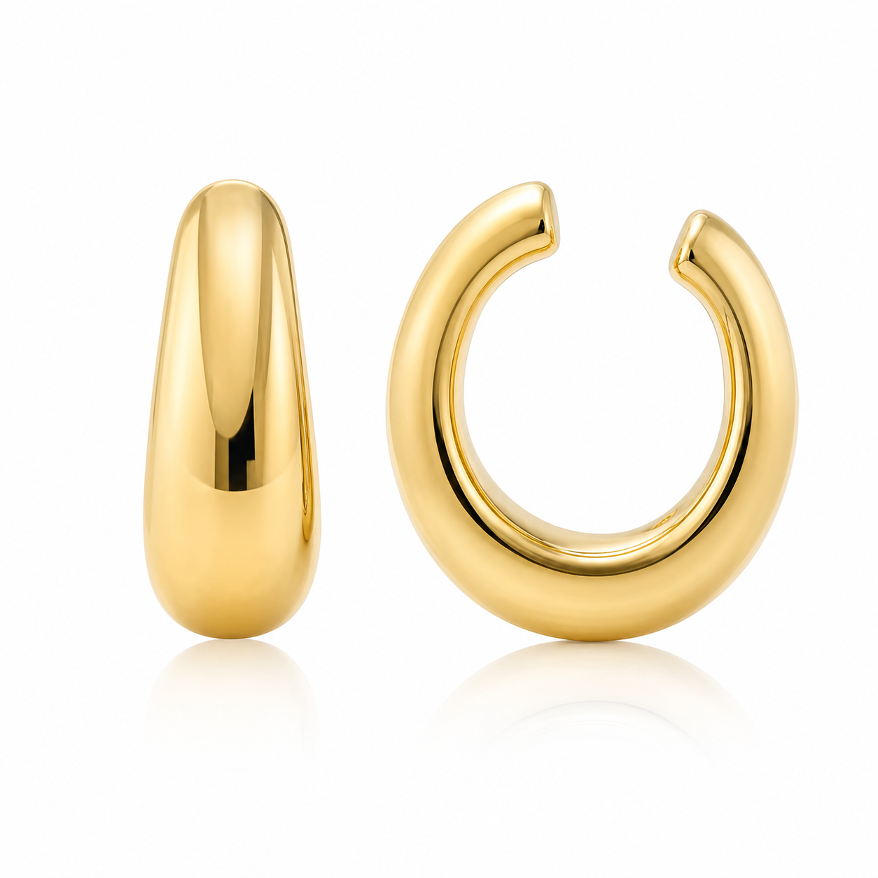 Chunky Gold Cuff product gold by SURI