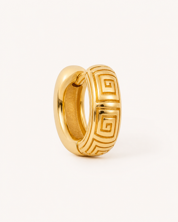 Olympia Geometric Hoop Earrings