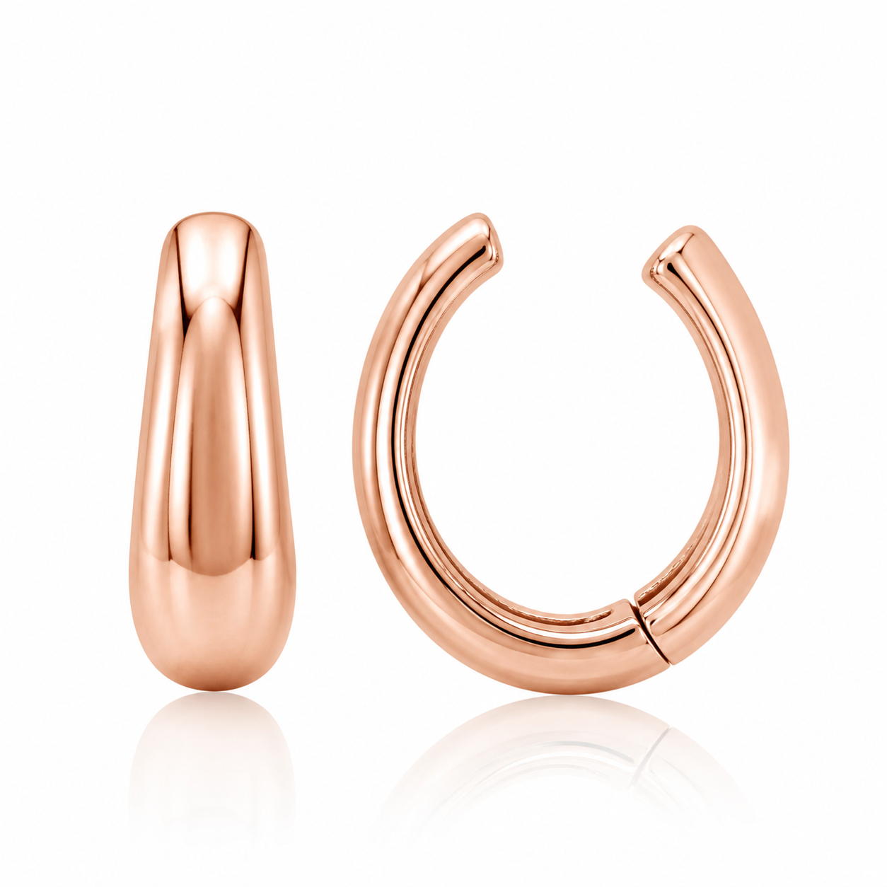 Chunky Gold Cuff product rose gold by SURI
