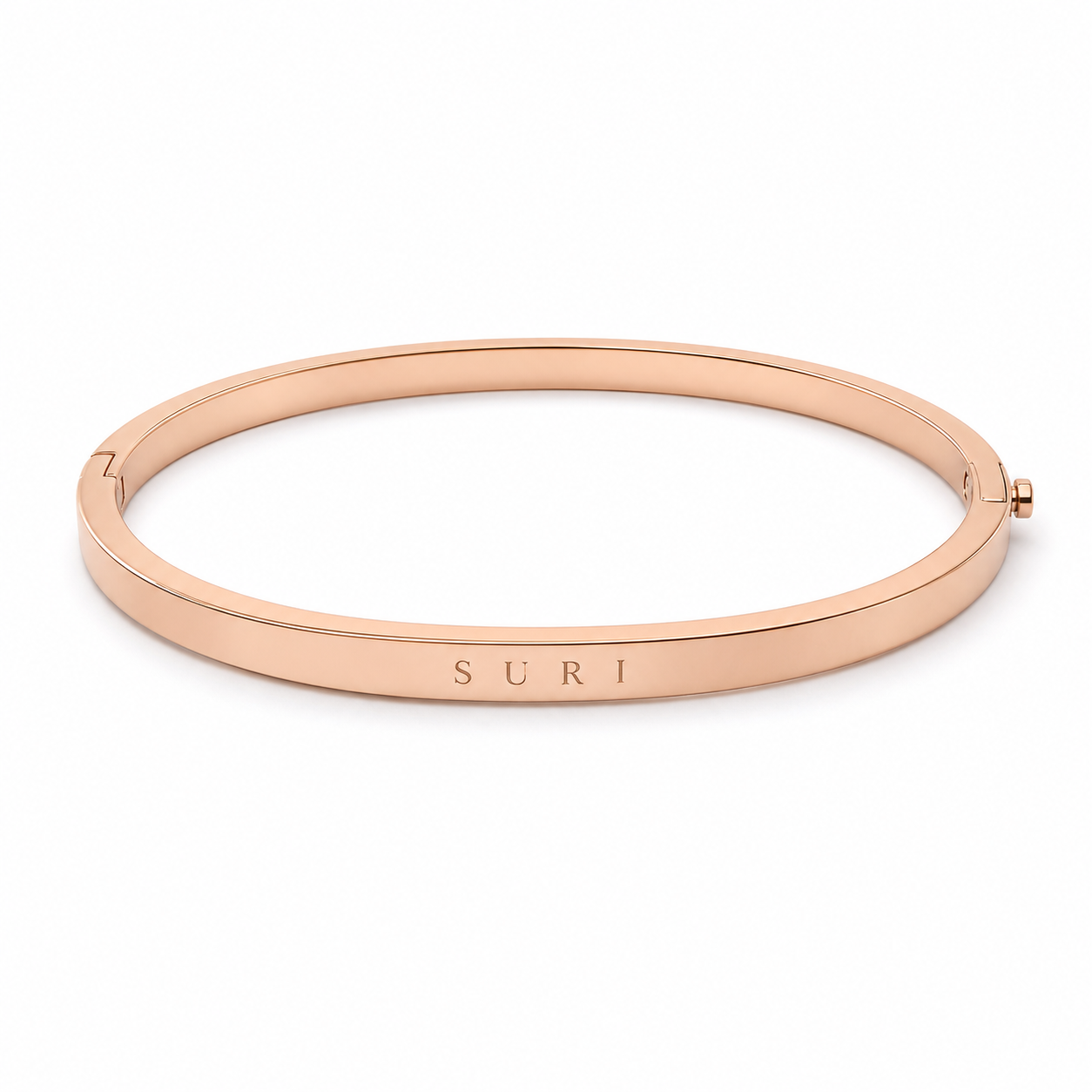 Sienna Engravable Bangle product rose by SURI