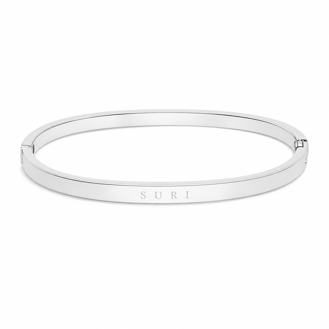 Sienna Engravable Bangle product silver by SURI