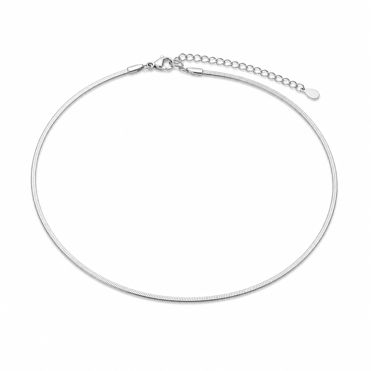 Celia Fine Snake Chain Choker product silver by SURI