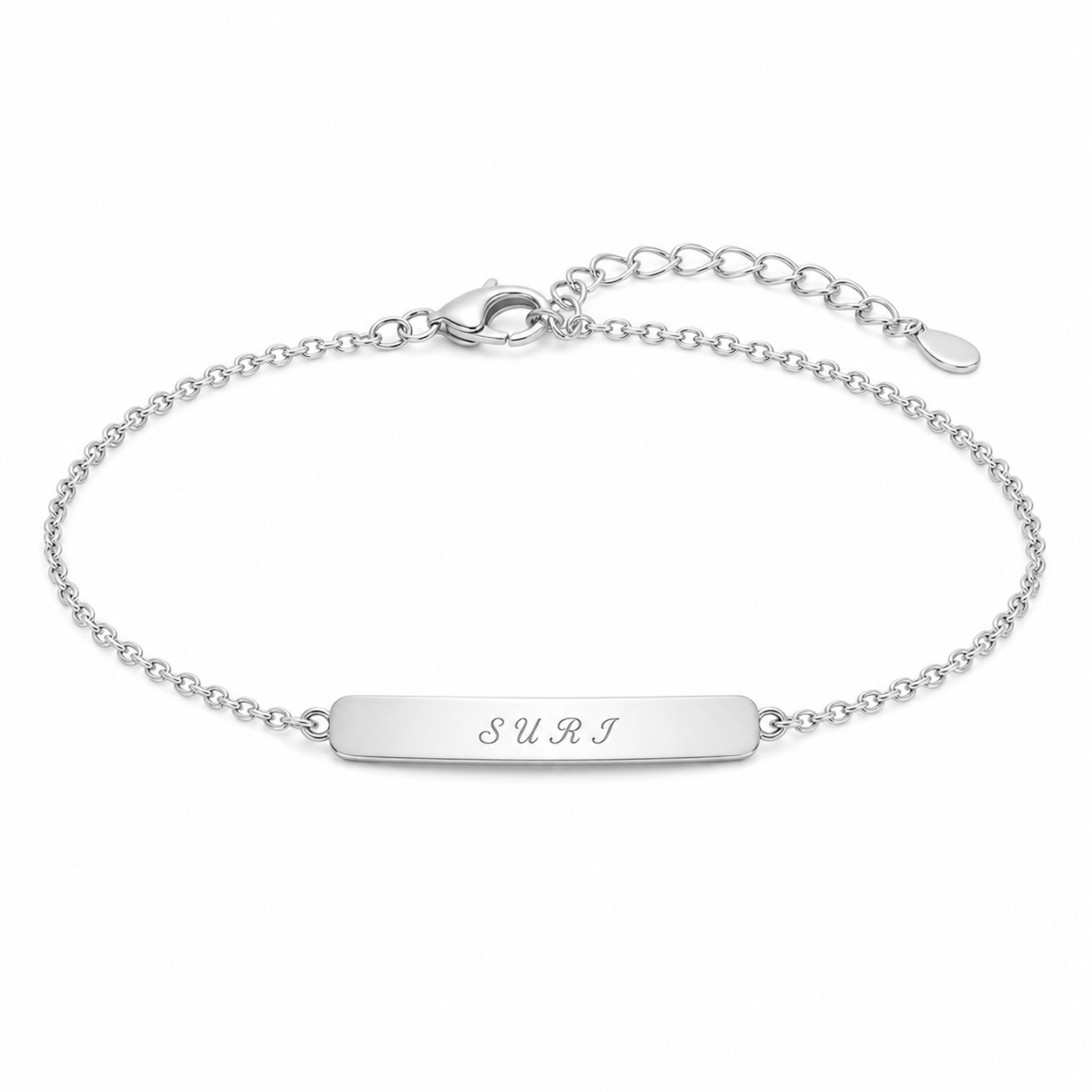Aria Custom Name Bracelet product silver by SURI