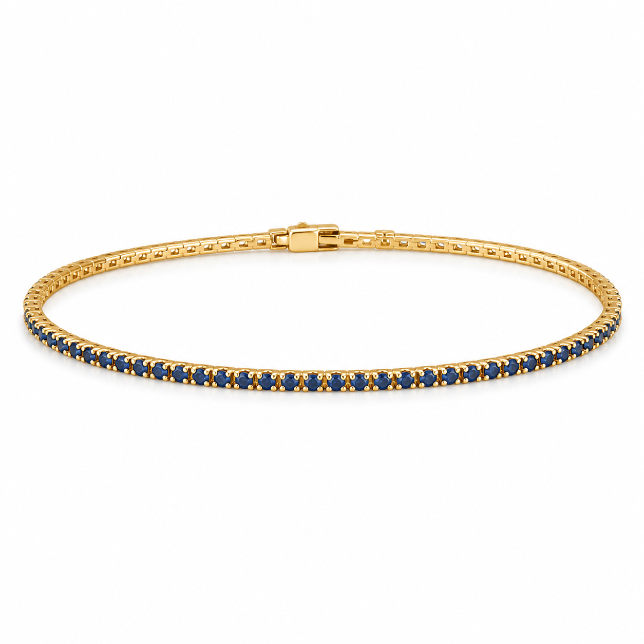 Liora Gemstone Tennis Bangle product gold by SURI