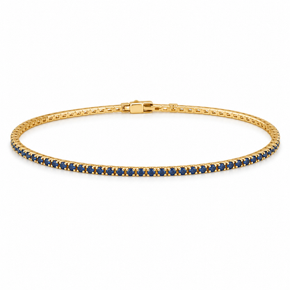 Liora Gemstone Tennis Bangle product gold by SURI