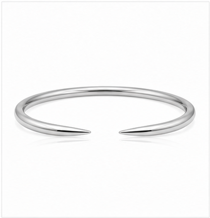 Noa Claw Cuff Bangle product silver by SURI