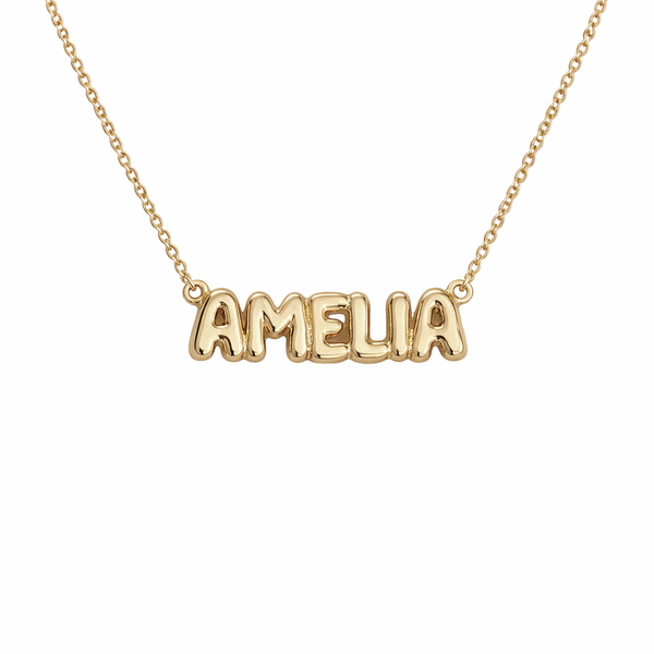 Sia Bubble Engravable Necklace