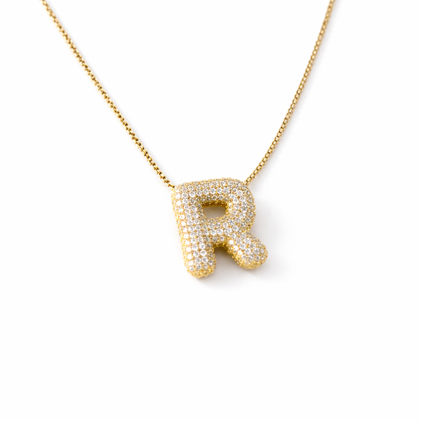 Inori Pavé Initial Necklace
