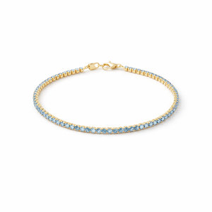 Serafina Aquamarine Tennis Bracelet