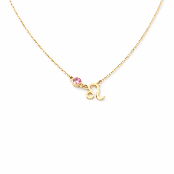 Astra Zodiac Birthstone Necklace