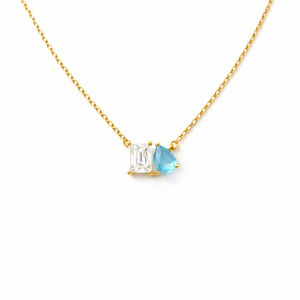 Esmé Aquamarine Birthstone Necklace