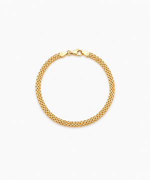 Mayfair Bismark Bracelet — Yellow Gold on white background