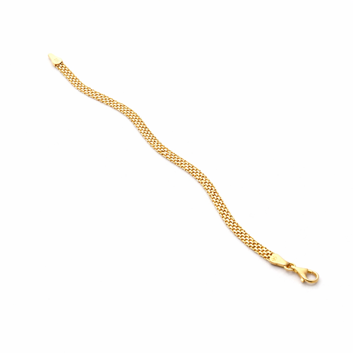 Mayfair Bismark Bracelet in sterling silver, 14K gold and 18K gold by SURI