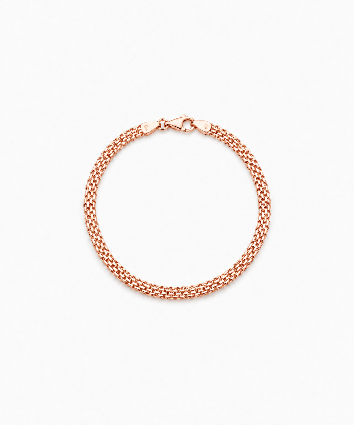 Mayfair Bismark Bracelet — Rose Gold on white background