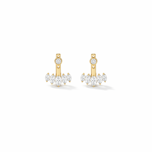 Mikasa Marquise Jacket Earrings