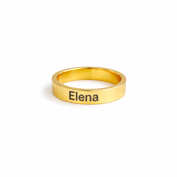 Nere Engravable Ring