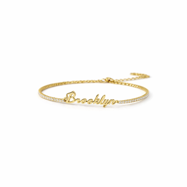 Estée Engravable Tennis Bracelet