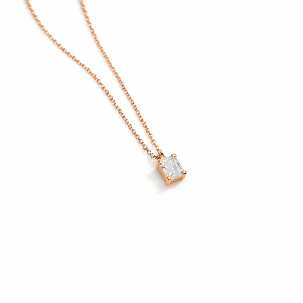 Iris Diamond Necklace on-model styling by SURI