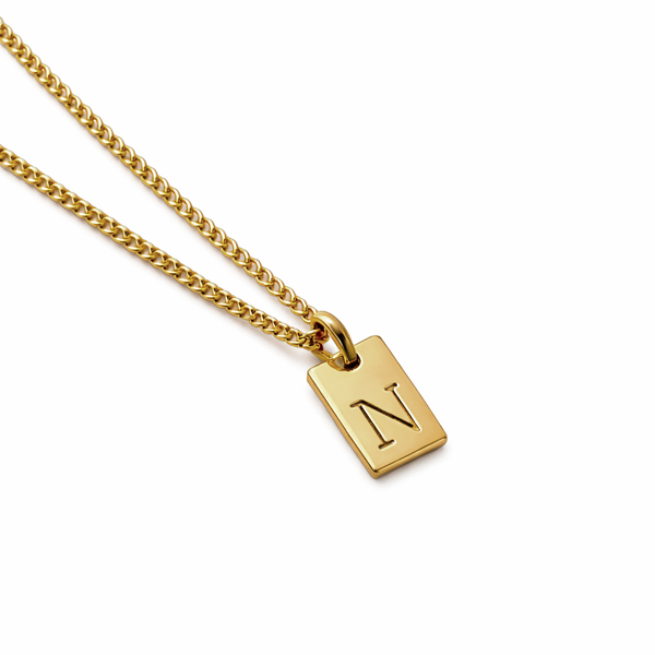 Piri Engravable Initial Necklace