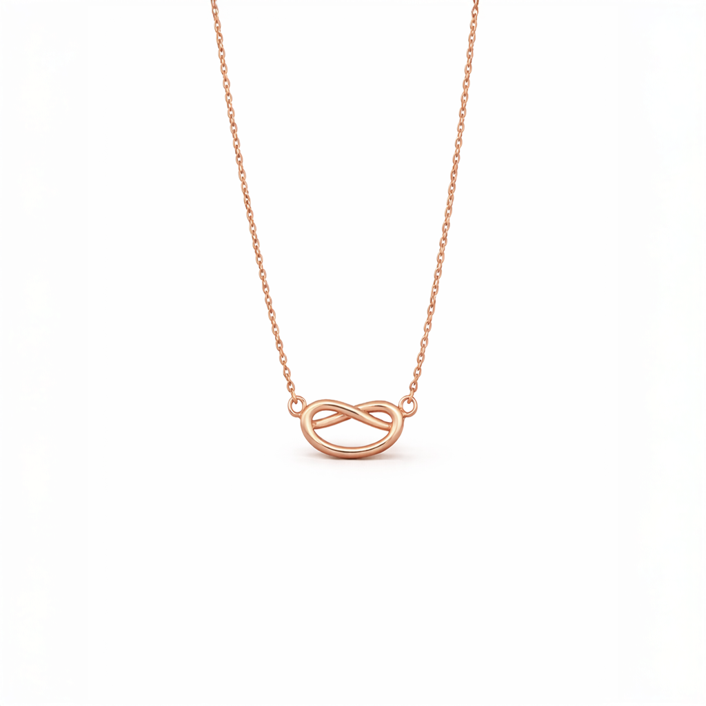 Sarang Knot Necklace on-model styling by SURI