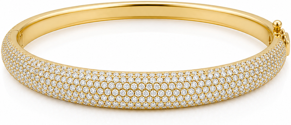 Marcella Dome Pave Bangle