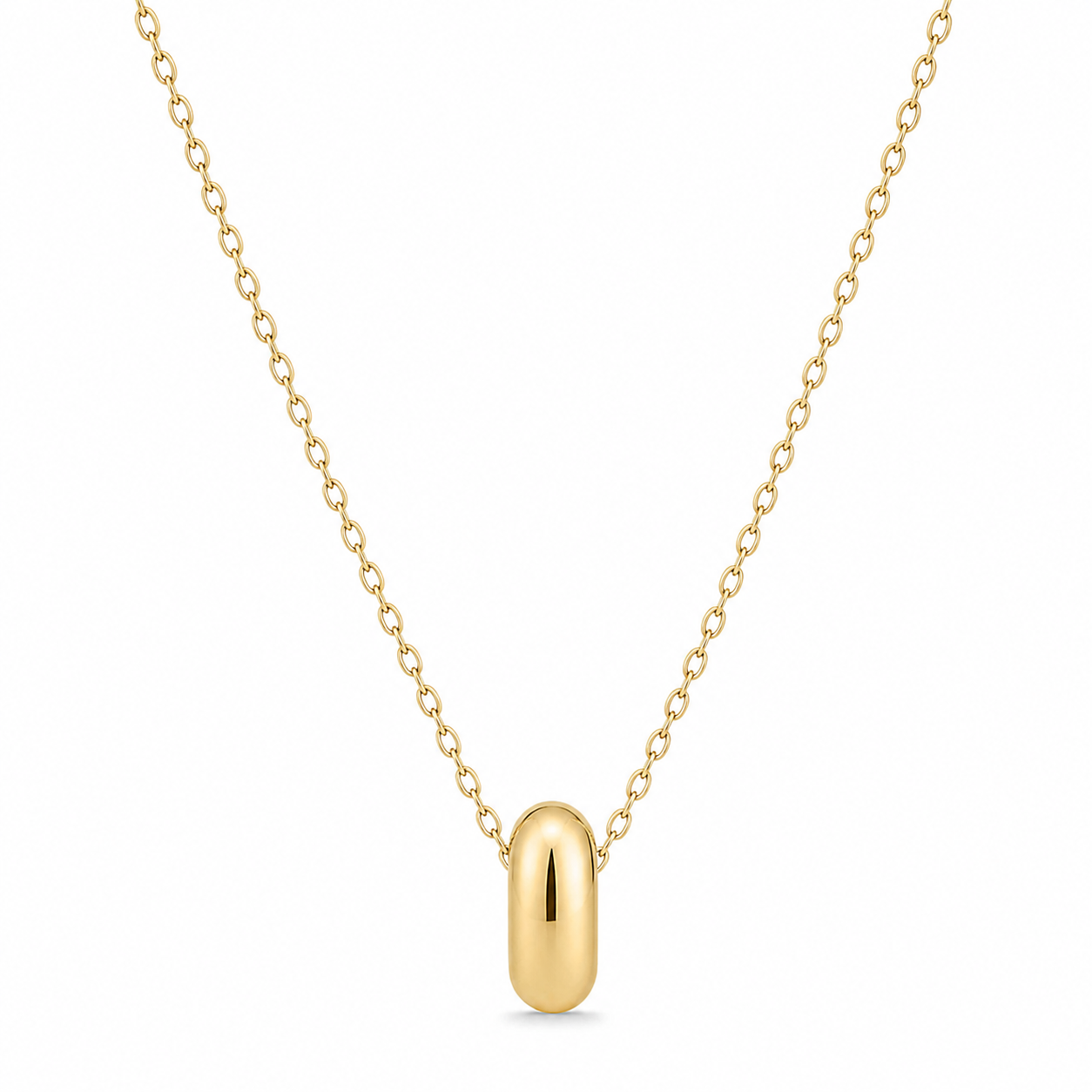 Lumi Halo Charm Necklace product gold by SURI
