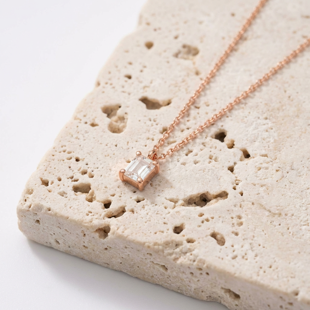Iris Diamond Necklace clasp detail by SURI