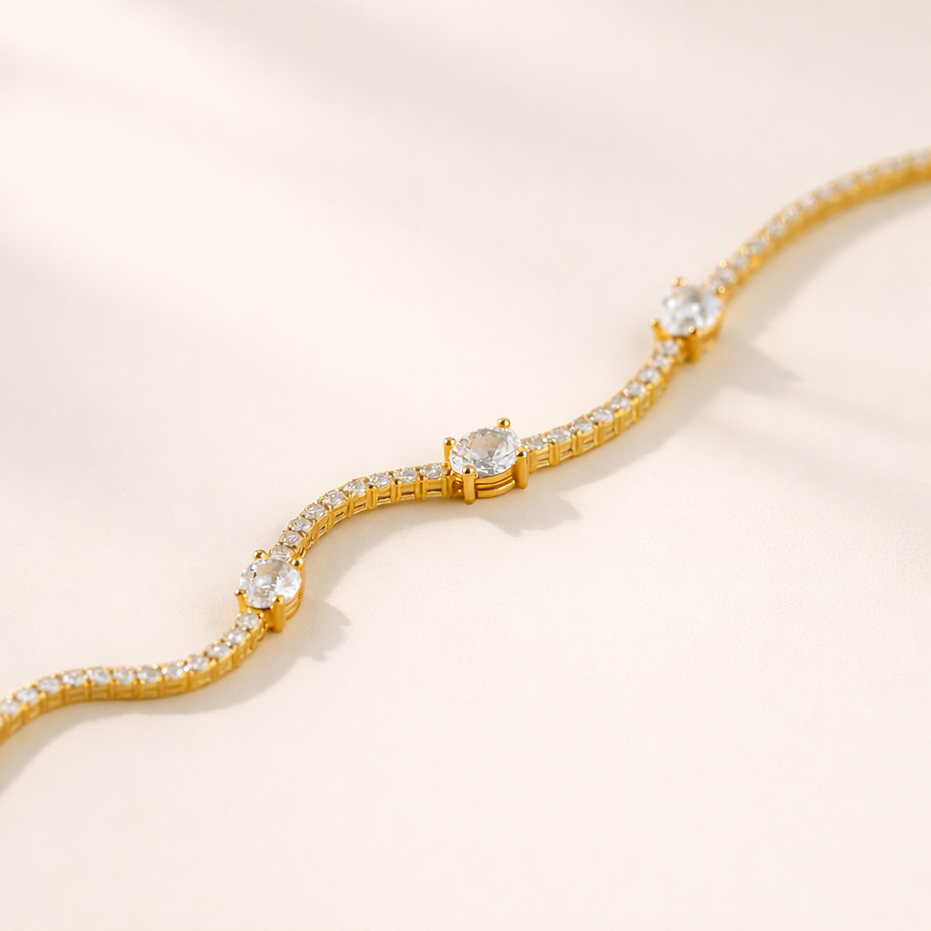 Tennis Birthstone Bracelet