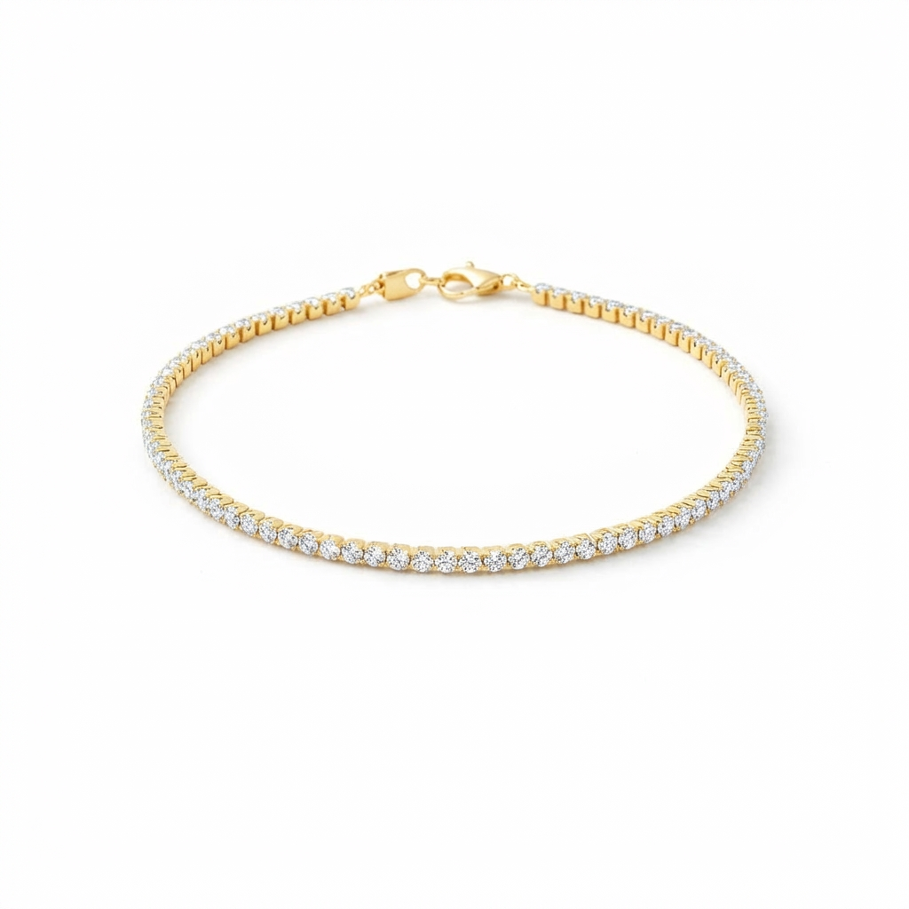 Tennis Pavé Diamond Bracelet