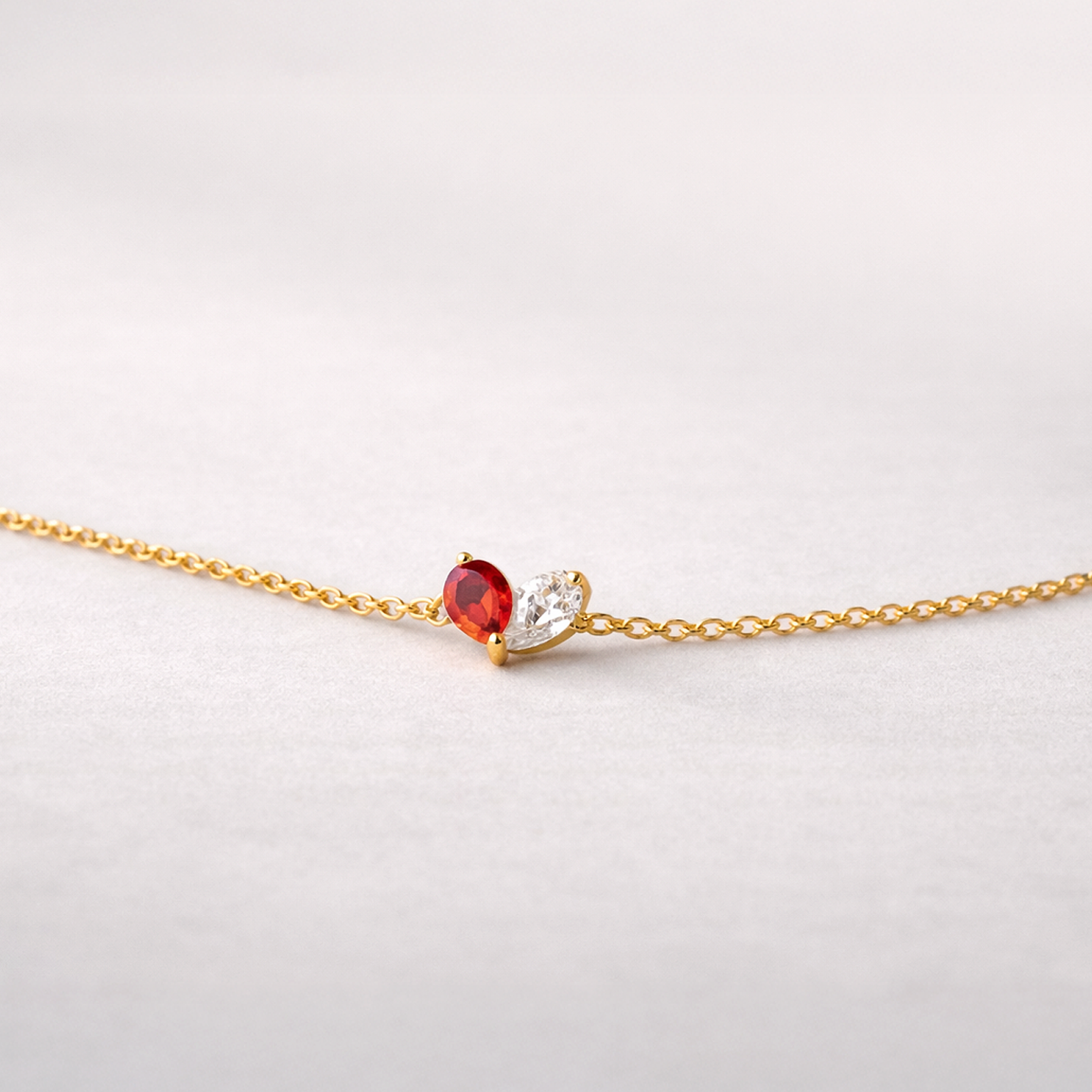 Double Birthstone Bracelet