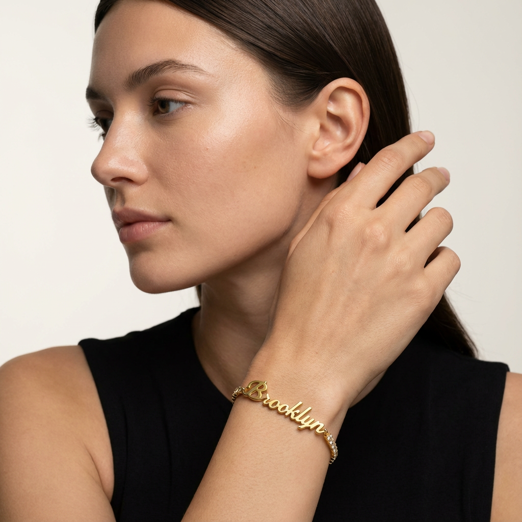 Tennis Name Bracelet