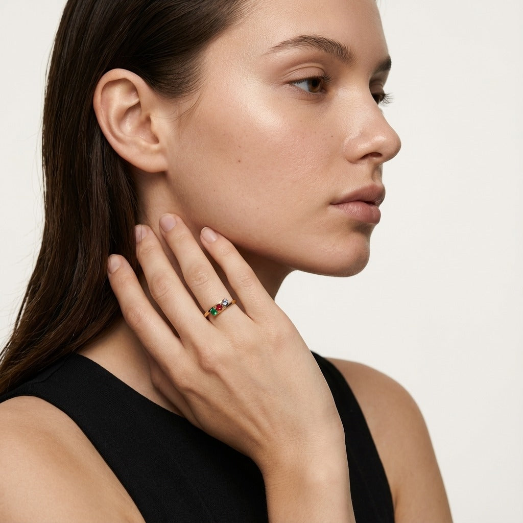 Birthstone Customized Ring