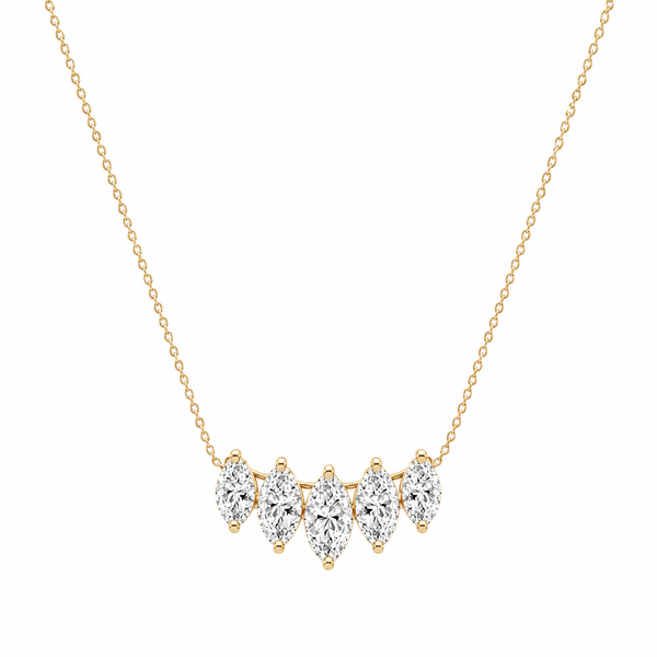 Aurora Marquise Pendant Necklace