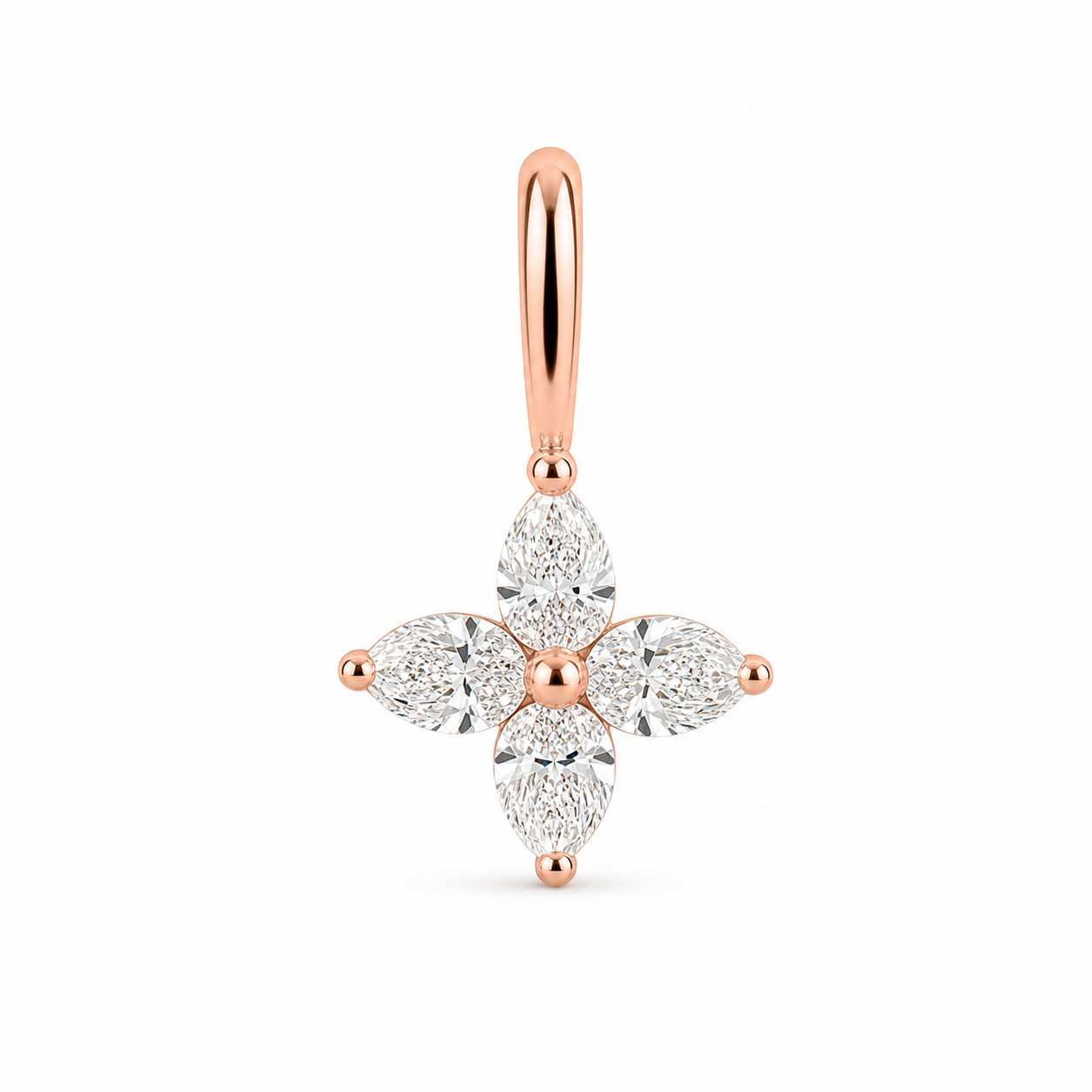 Fiora Diamond Flower Pendant product rose gold by SURI