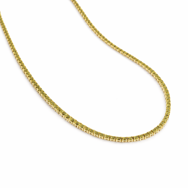 Midori Peridot Tennis Necklace