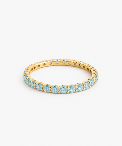 Serafina Aquamarine Birthstone Ring