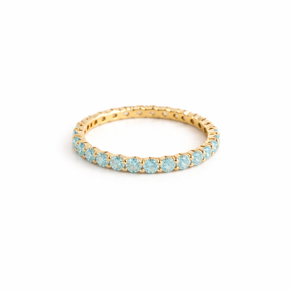 Serafina Aquamarine Birthstone Ring