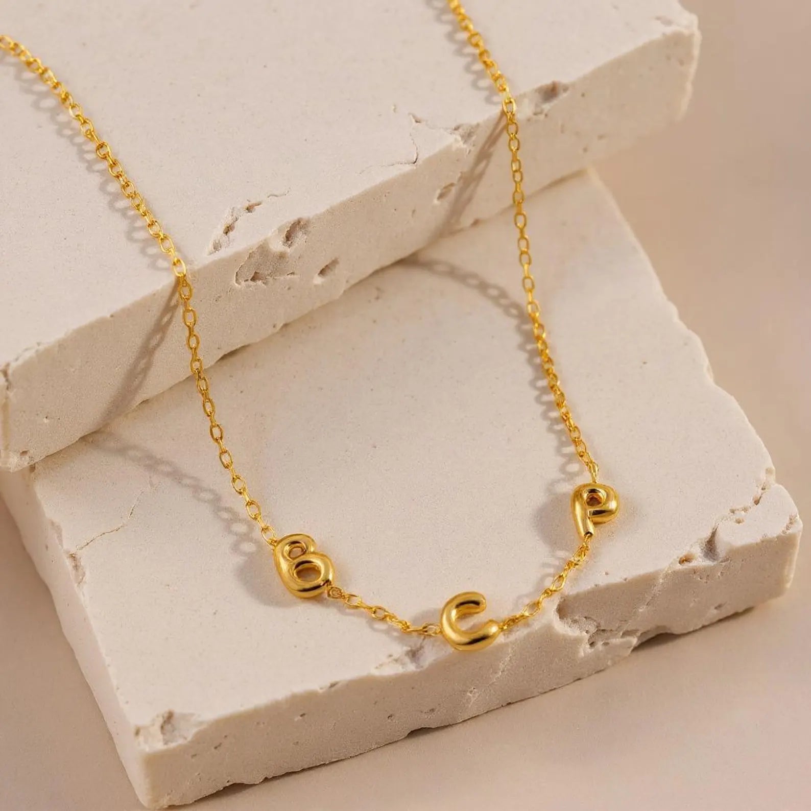 Bubble Letter Necklace