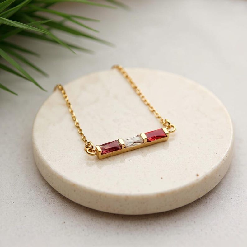 Multiple Birthstone Necklace