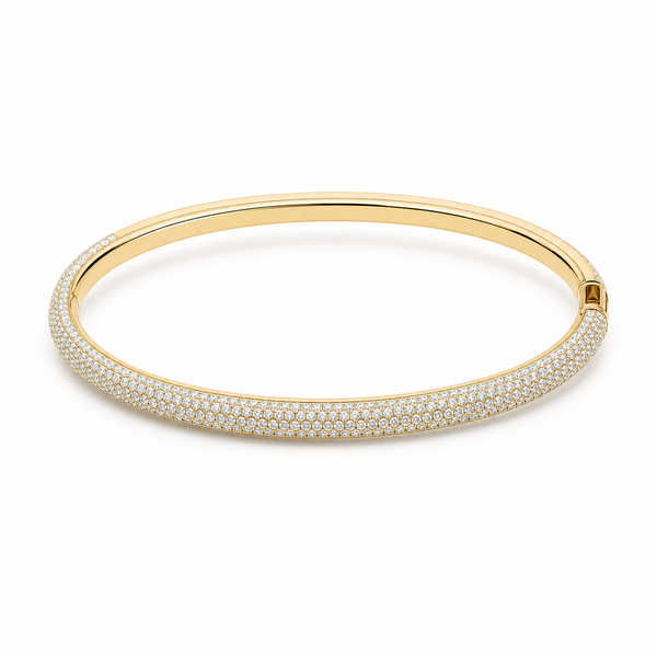 Liria Pave Diamond Bangle