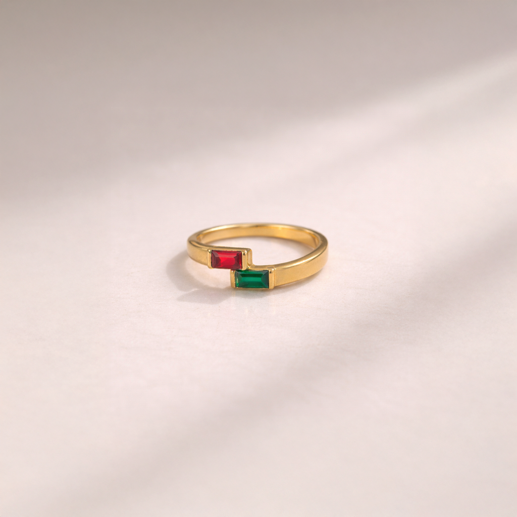Two Birthstone Ring