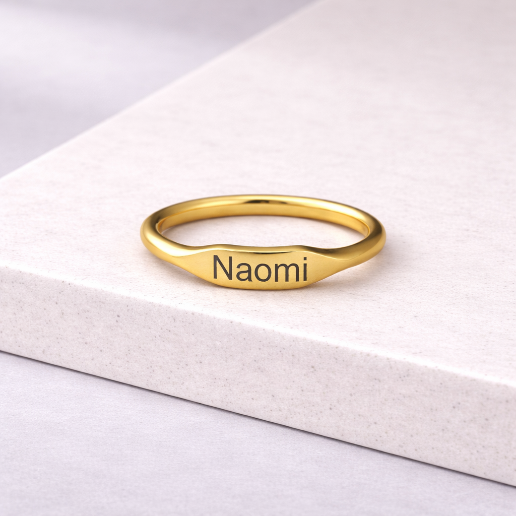 Custom Name Ring