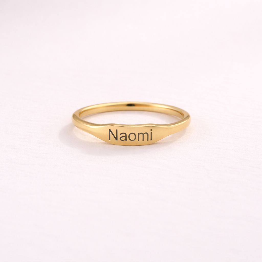 Custom Name Ring