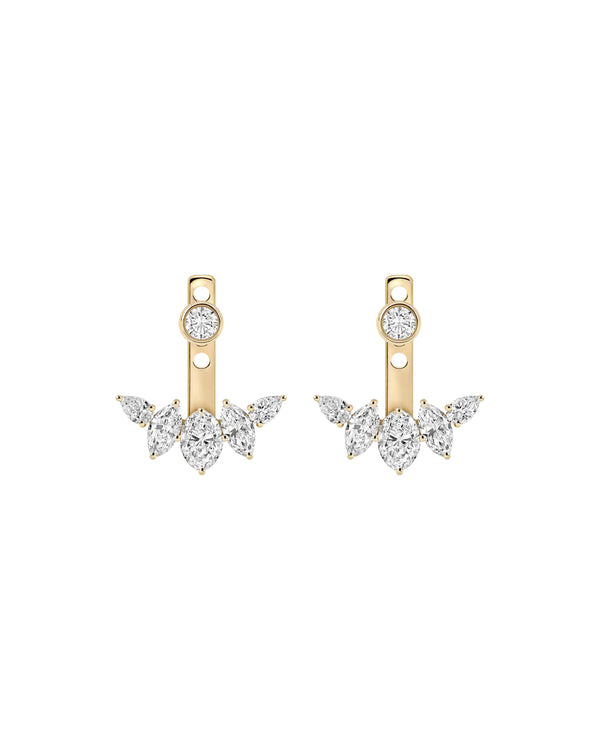 Siena Marquise Jacket Earrings