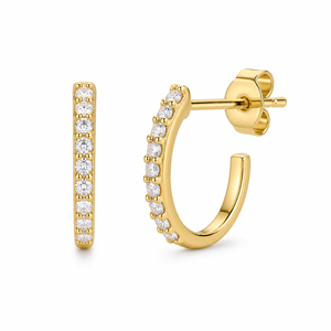 Soraya Sculpted Hoop Earrings